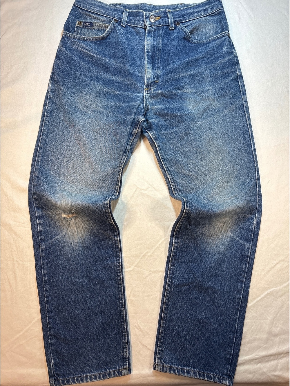 Vintage 1980’s LEE Distressed Boyfriend Jeans Size 33/30